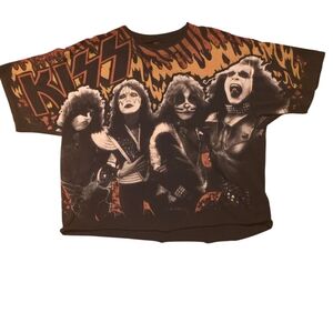 KISS Kids Graphic T-Shirt - Black and Brown